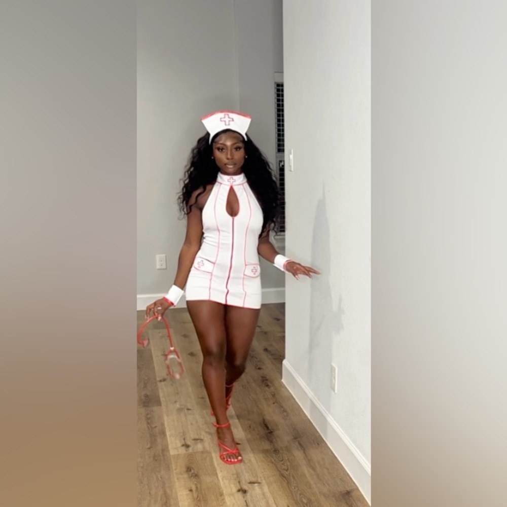 Sexy Nurse Costume -Fashion Nova 4pc